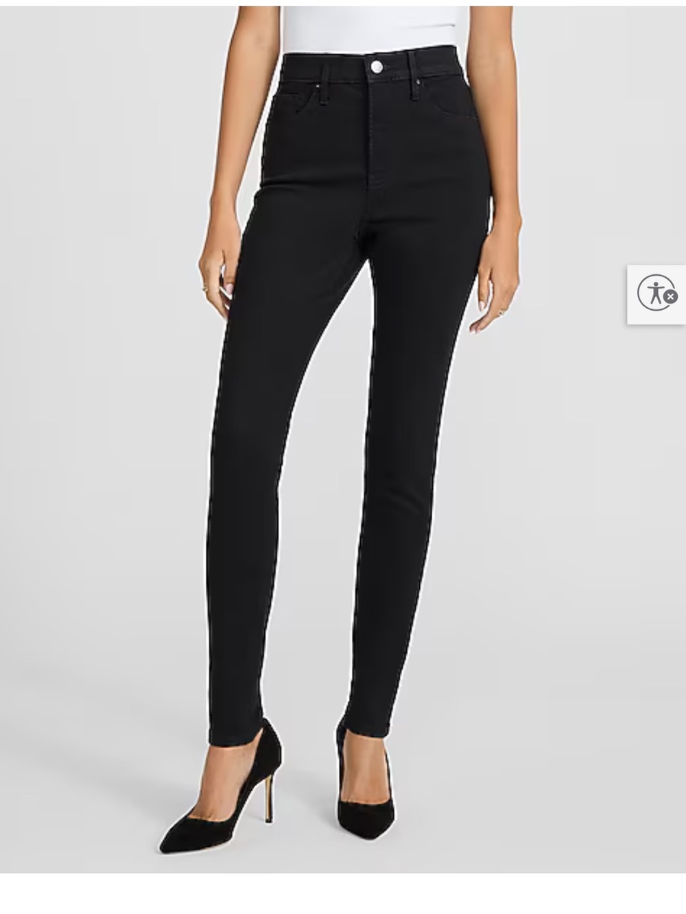 NWT Express High Waisted Stay Black Skinny Jeans